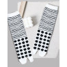 4 paires Tabis coton Pois noirs