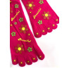 chaussettes-coton-5-doigts-Happyflowers-fushia