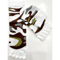 10 paires de chaussettes 5 doigts Camouflages