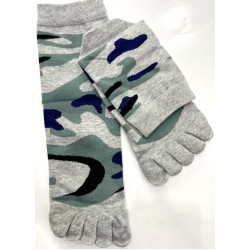 10 paires de chaussettes 5 doigts Camouflages