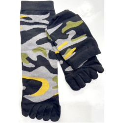 10 paires de chaussettes 5 doigts Camouflages