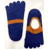 10 Paires de Socquettes invisible 5 Doigts coton