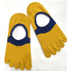 10 Paires de Socquettes invisible 5 Doigts coton