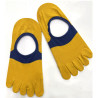10 Paires de Socquettes invisible 5 Doigts coton