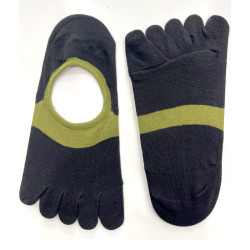 10 Paires de Socquettes invisible 5 Doigts coton