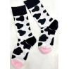 6 paires de chaussettes Vache coton