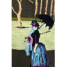 6 paires de chaussettes coton art musée Promenade Seurat