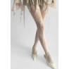 3 paires de collants Dentelle Bouquet de roses