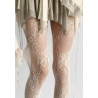 3 paires de collants Dentelle Bouquet de roses