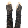 4 Mitaines Manchons Dentelle authentique 45 cm