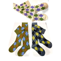 6 Paires de Mi bas Argyle...