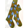 6 Paires de Mi bas Argyle Tendance