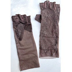 6 Paires mitaines dentelle  grip Chic