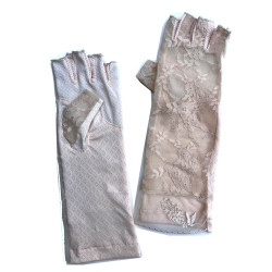 6 Paires mitaines dentelle  grip Chic