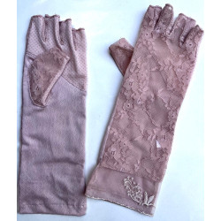 6 Paires mitaines dentelle  grip Chic