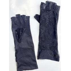 6 Paires mitaines dentelle  grip Chic