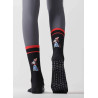 3 paires de chaussettes noires 5 Doigts Yoga Dogs
