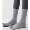 3 paires de chaussettes grises 5 Doigts Yoga Dogs