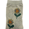 6 paires de chaussettes Bouquet Fleuries paillettes