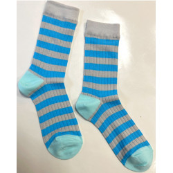 Assortiment 6 paires de Chaussettes Rayures bicolores