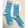 Assortiment 6 paires de Chaussettes Rayures bicolores