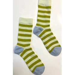 Assortiment 6 paires de Chaussettes Rayures bicolores