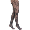 3 paires de collants Dentelle Iris Noir
