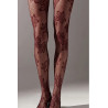 3 paires de collants Dentelle Iris Bordeaux