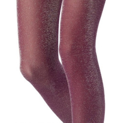 3 paires de Collants Semi opaque Bordeaux Lurex