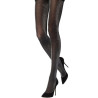 3 paires de Collants Semi opaque noir argenté Lurex