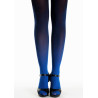 3 paires de collant opaque dégradé bleu roi
