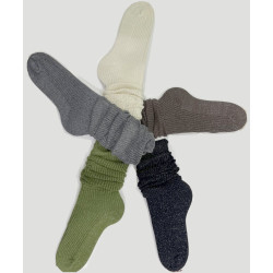 Assortiment de 10 paires Chaussettes  Mi bas coton lurex