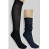 Assortiment de 10 paires Chaussettes  Mi bas coton lurex