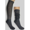Assortiment de 10 paires Chaussettes  Mi bas coton lurex